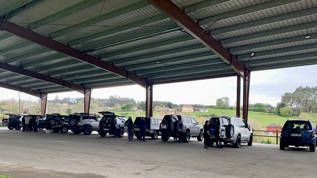 Varios 4x4 preparados para la ruta de Semana Santa. Cuatro días de offroad