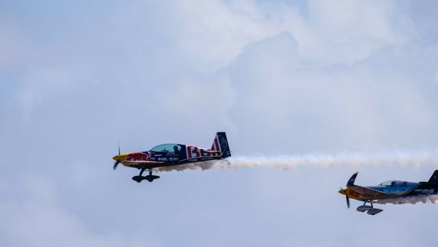 aerobatics from the Matt Hall team