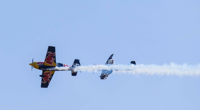 aerobatics from the Matt Hall team