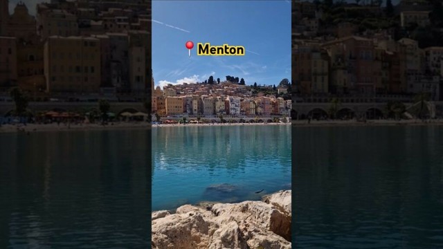 📍Menton, France 🍋 #travel #shorts #menton
