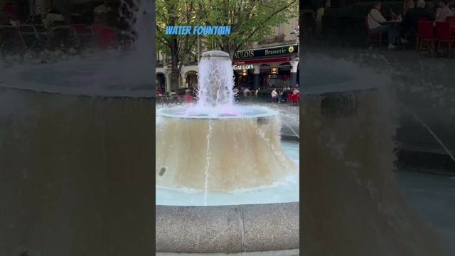 Water Fountain #reims #france #shorts #travel #vacation #waterfountain