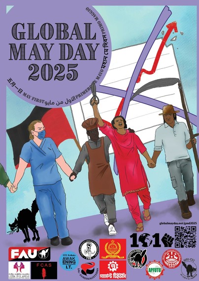 Text:
Global May Day 2025