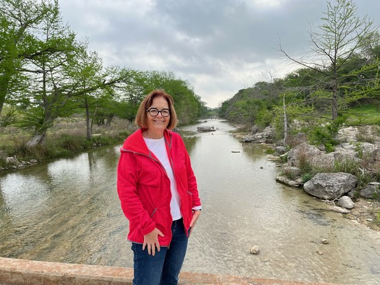 Guadalupe River, very near where it is flooding today.