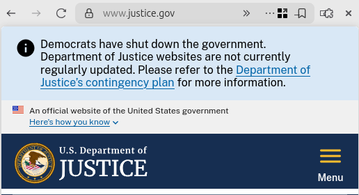DOJ violation of hatch act