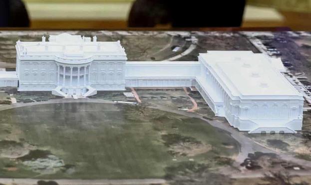 Rendering of the JEFFREY EPSTEIN MEMORIAL BALLROOM